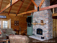 (95) Custom D-Log Home by Honest Abe Log Homes